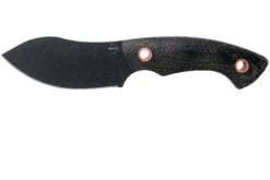 Böker Plus Nessmi Pro 02BO018 Black Micarta Copper Feststehendes Messer, Jesper Voxnaes Design