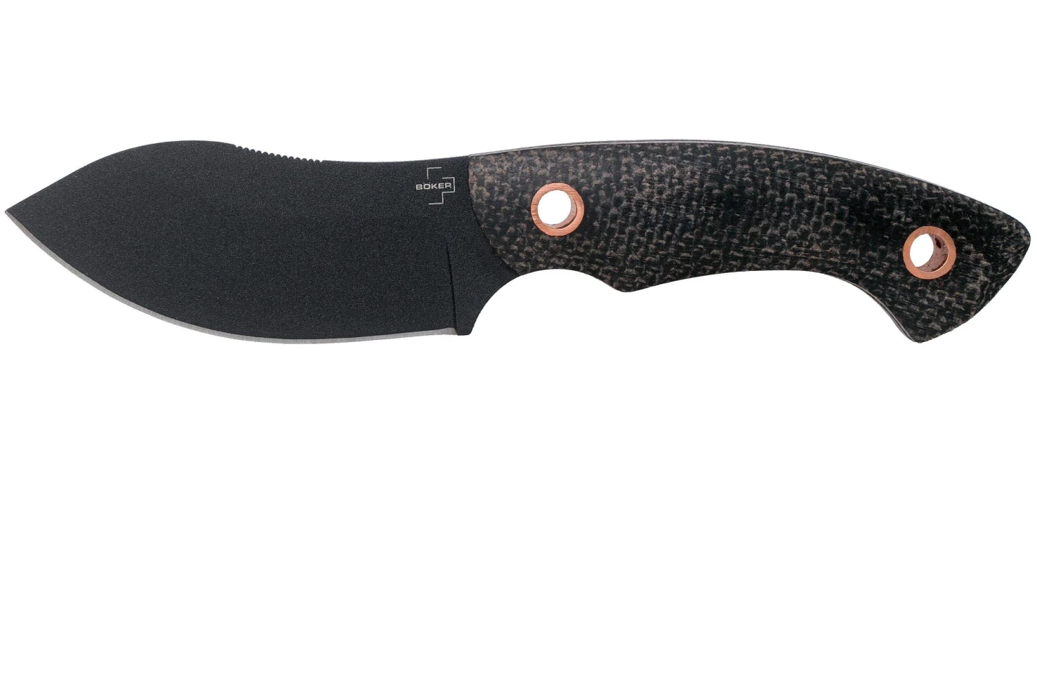 Böker Plus Nessmi Pro 02BO018 Black Micarta Copper Feststehendes Messer, Jesper Voxnaes Design 3 Böker Plus Nessmi Pro 02BO018 Black Micarta Copper Feststehendes Messer, Jesper Voxnaes Design