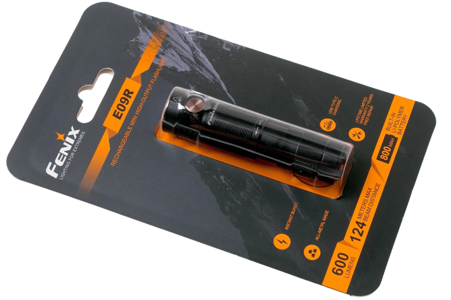 Fenix E09R Aufladbare EDC-Taschenlampe, 600 Lumen 8 Fenix E09R Aufladbare EDC-Taschenlampe, 600 Lumen – Bild 6