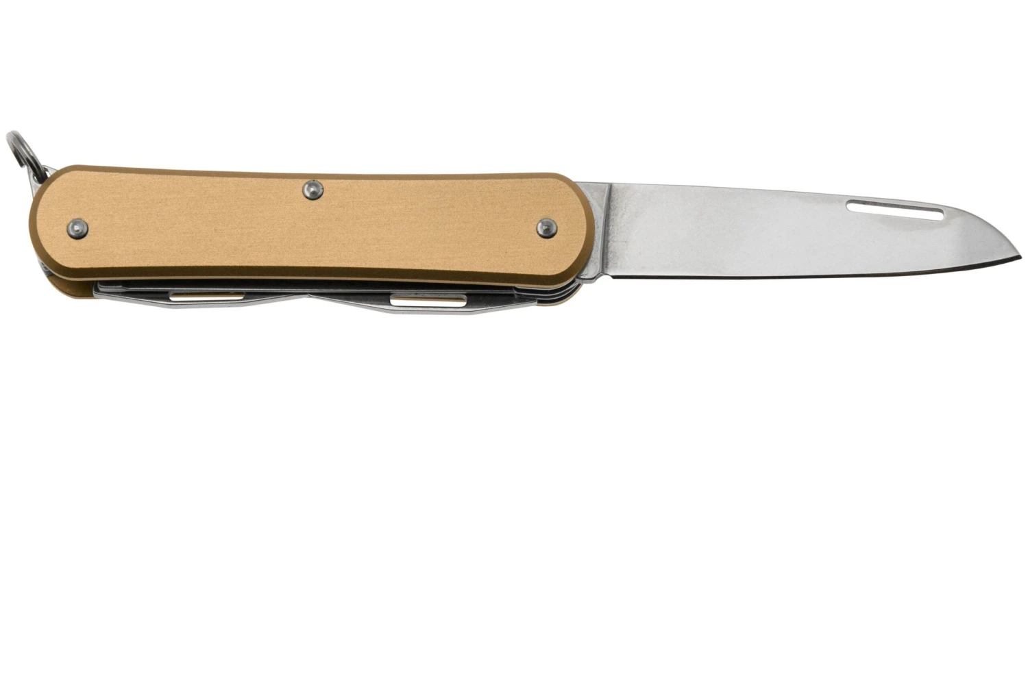 Fox Vulpis KA-VP130-S4BR, 4 Tools, Aluminium Bronze, Taschenmesser, Knivesandtools Exclusive 4 Fox Vulpis KA-VP130-S4BR, 4 Tools, Aluminium Bronze, Taschenmesser, Knivesandtools Exclusive – Bild 2