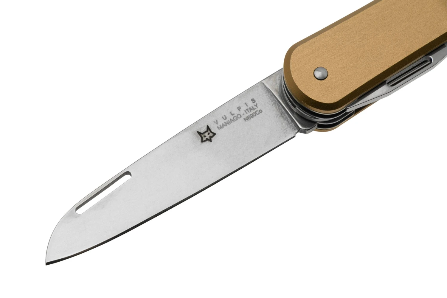 Fox Vulpis KA-VP130-S4BR, 4 Tools, Aluminium Bronze, Taschenmesser, Knivesandtools Exclusive 5 Fox Vulpis KA-VP130-S4BR, 4 Tools, Aluminium Bronze, Taschenmesser, Knivesandtools Exclusive – Bild 3