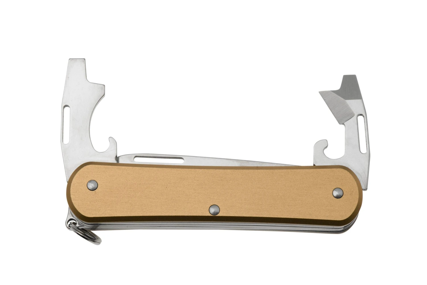 Fox Vulpis KA-VP130-S4BR, 4 Tools, Aluminium Bronze, Taschenmesser, Knivesandtools Exclusive 7 Fox Vulpis KA-VP130-S4BR, 4 Tools, Aluminium Bronze, Taschenmesser, Knivesandtools Exclusive – Bild 5