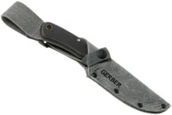 Gerber Downwind Fixed Drop Point 30-001817 Black G10, Outdoormesser -Nitecor Outdoor Geschaft GE30 001817 06 gerber