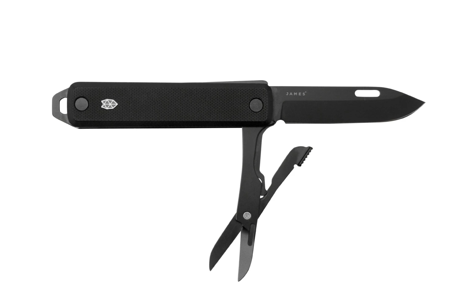 The James Brand The Ellis Scissors KN119113-00 Black G10, Straight Stainless, Taschenmesser 3 The James Brand The Ellis Scissors KN119113-00 Black G10, Straight Stainless, Taschenmesser