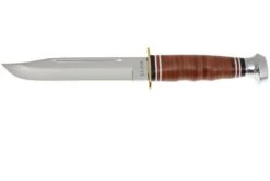KA-BAR Marine Hunter 1235 Ledergriff, Lederscheide