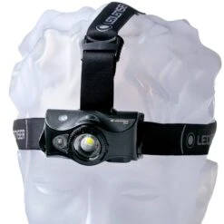Led Lenser Ledlenser MH8 Wiederaufladbare Stirnlampe, Schwarz