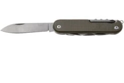 MKM Campo 7 CP07MAG-GC Magnacut Green Canvas Micarta, Taschenmesser