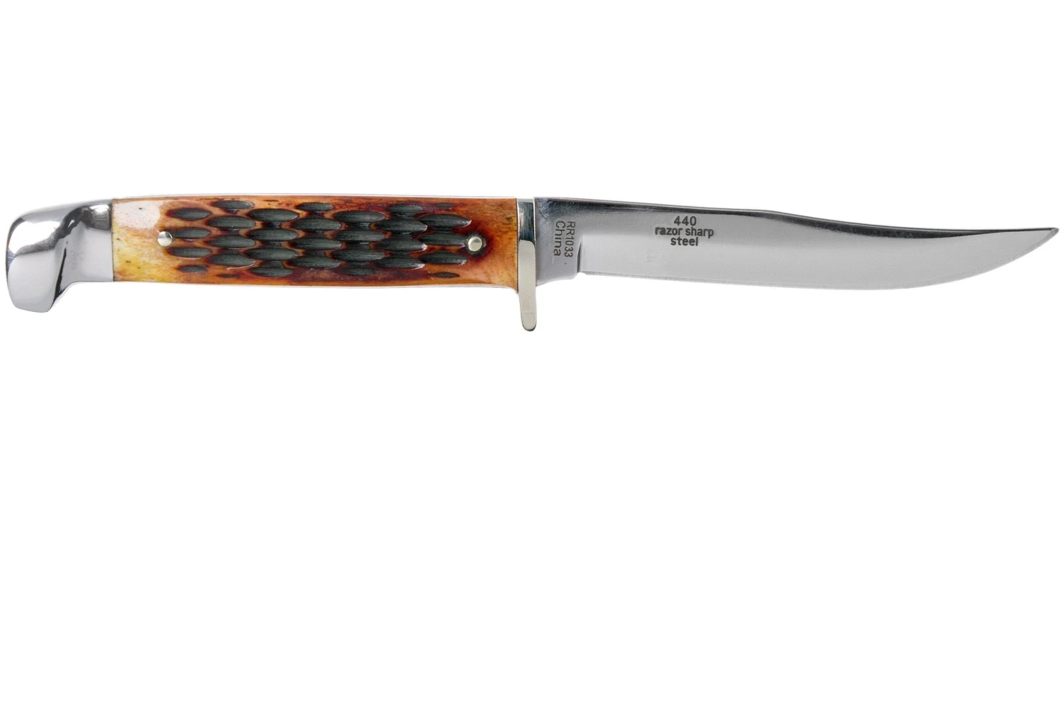 Rough Ryder Small Hunter Amber Bone RR1033 Jagdmesser 4 Rough Ryder Small Hunter Amber Bone RR1033 Jagdmesser – Bild 2