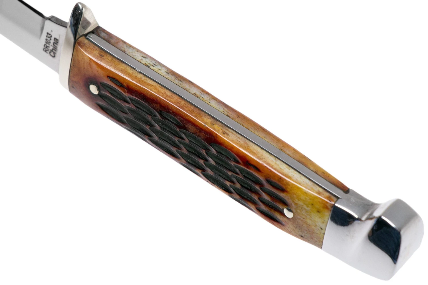 Rough Ryder Small Hunter Amber Bone RR1033 Jagdmesser 6 Rough Ryder Small Hunter Amber Bone RR1033 Jagdmesser – Bild 4