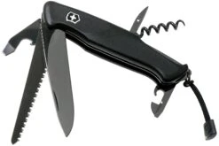 Victorinox RangerGrip 55 Onyx 0.9563.C31P Schweizer Taschenmesser, Schwarz