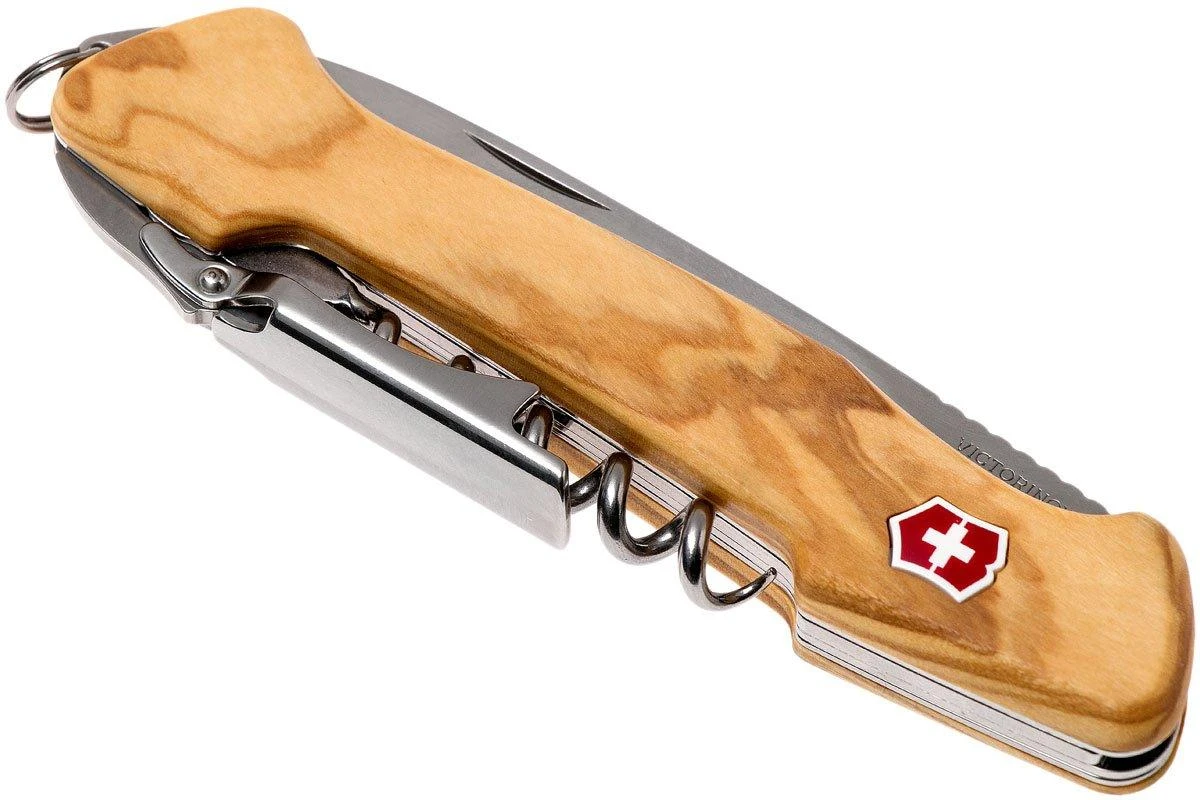 Victorinox Wine Master Olive, Taschenmesser Mit Zweistufigen Korkenzieher 0.9701.64 3 Victorinox Wine Master Olive, Taschenmesser Mit Zweistufigen Korkenzieher 0.9701.64
