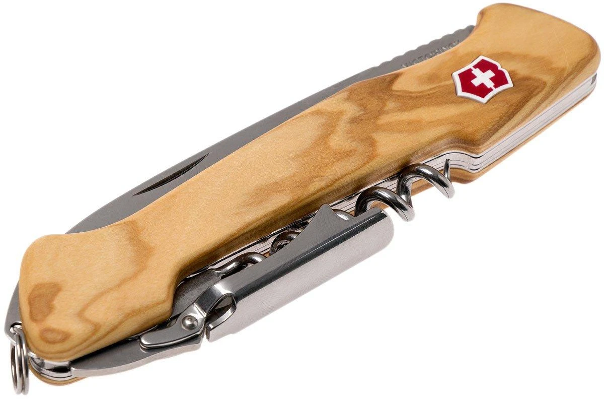 Victorinox Wine Master Olive, Taschenmesser Mit Zweistufigen Korkenzieher 0.9701.64 7 Victorinox Wine Master Olive, Taschenmesser Mit Zweistufigen Korkenzieher 0.9701.64 – Bild 5