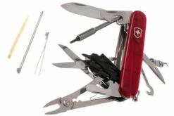 Victorinox CyberTool Mit 34 Funktionen, Rot Transparent
