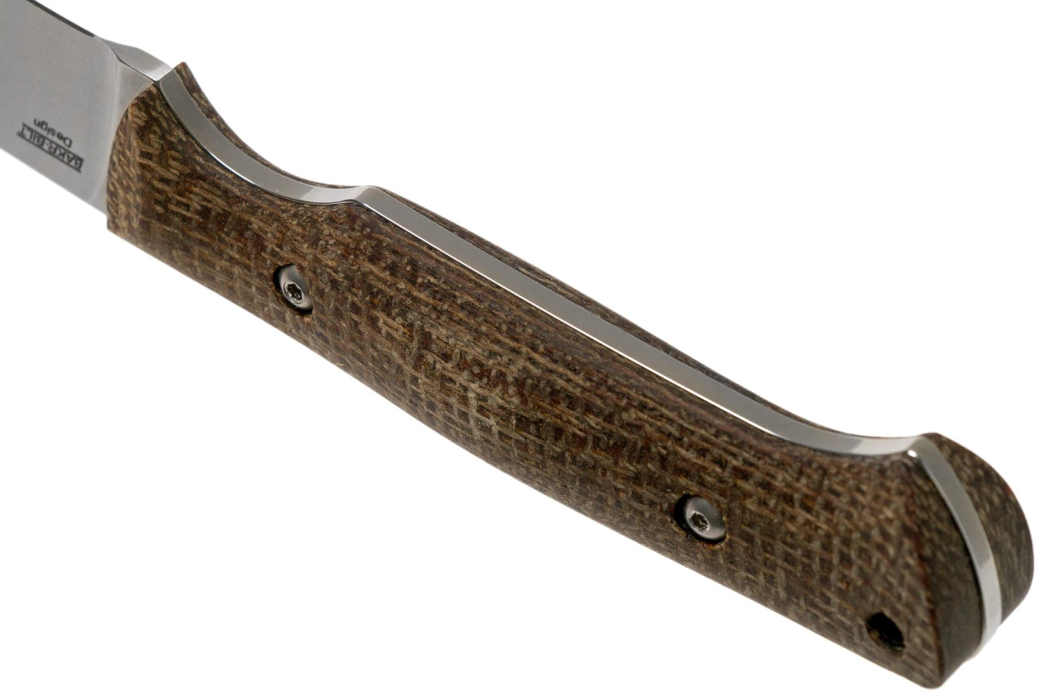 White River Knives Hunter Natural Burlap Micarta Jagdmesser, Owen Baker Jr. Design 6 White River Knives Hunter Natural Burlap Micarta Jagdmesser, Owen Baker Jr. Design – Bild 4