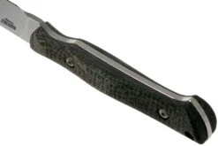 White River Knives Small Game Knife Black Burlap Micarta Jagdmesser, Owen Baker Jr. Design -Nitecor Outdoor Geschaft WRSG BBL 04 white river knives